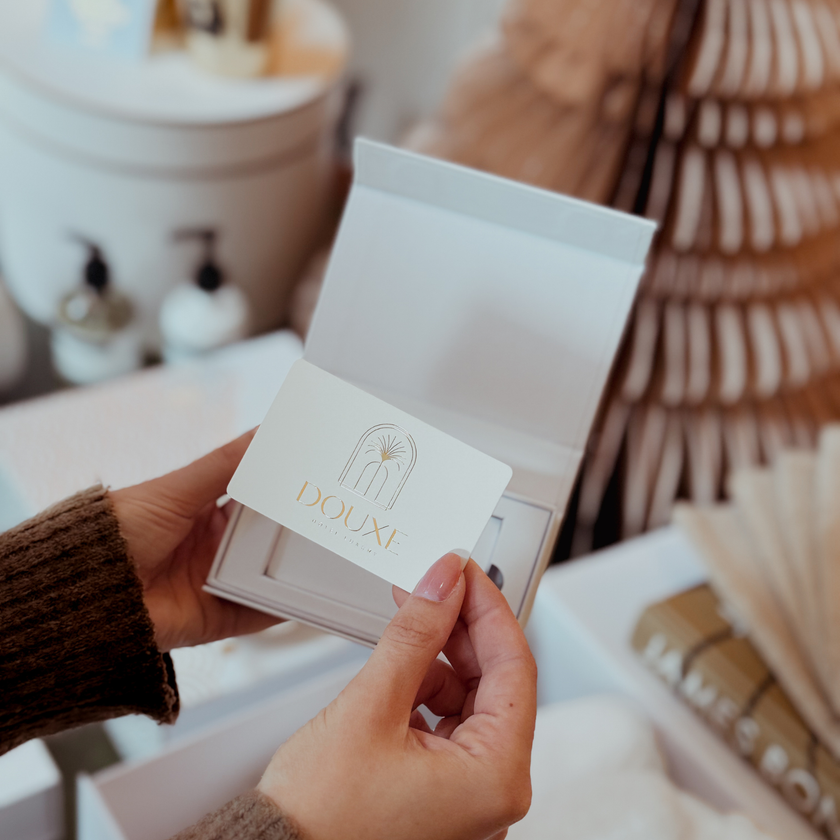 DOUXE Fysieke Gift Card in Giftbox