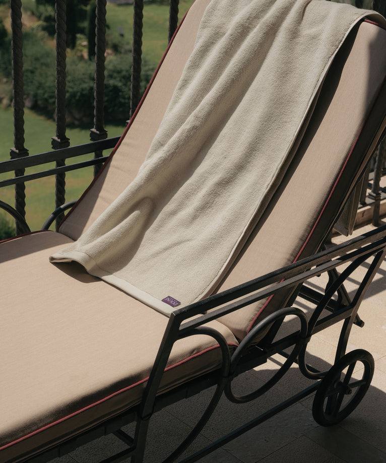 Handdoek zero-twist katoen 100x150 cm | Pebble Beach