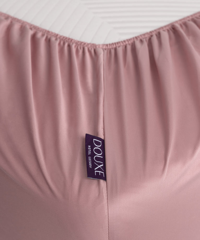 Hoeslaken Egyptisch katoen Satijn 400TC | Blush Pink