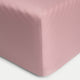 Hoeslaken Egyptisch katoen Satijn 400TC | Blush Pink