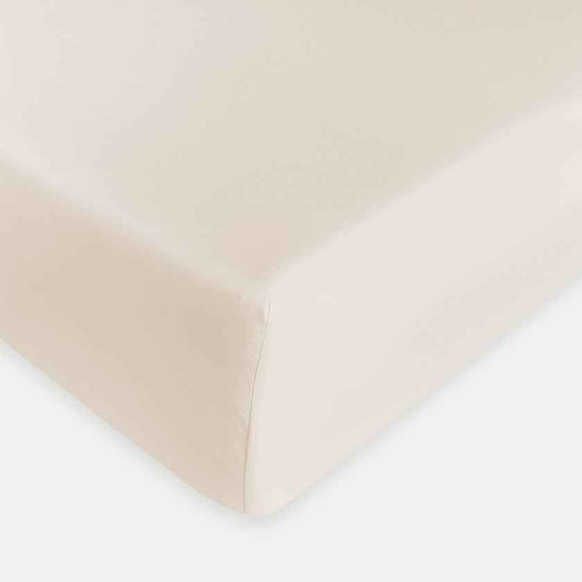 Dekbedovertrekset & Hoeslaken Percal Chalk White