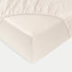 Hoeslaken Egyptisch katoen Satijn 400TC | Cream