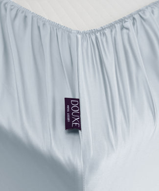 Hoeslaken Egyptisch katoen Satijn 400TC | Pastel Blue Hoeslaken Egyptisch katoen Satijn 400TC | Pastel Blue