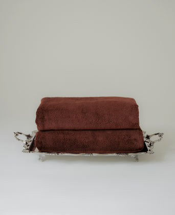 Handdoekset zero twist katoen 70x140 cm (2 st.) | Chestnut Handdoekset zero twist katoen 70x140 cm (2 st.) | Chestnut