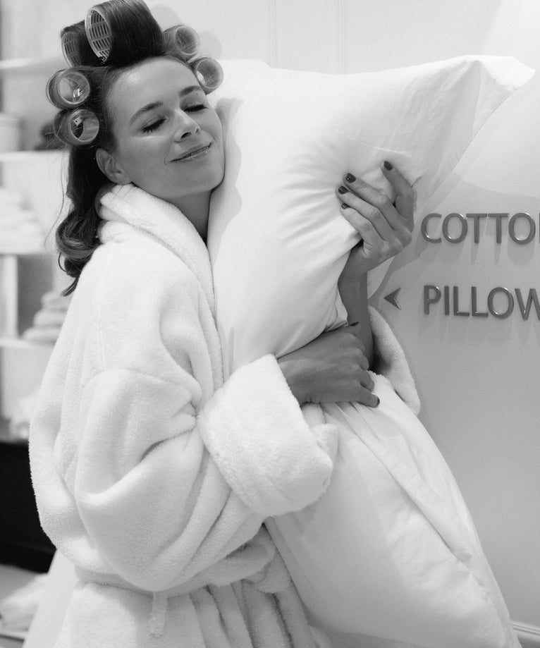 DOUXE Hoofdkussen Dons MEDIUM | Rug / Zijslaper 50x90 cm