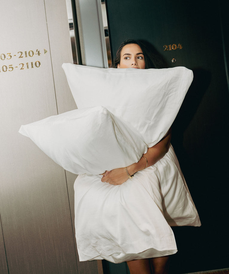 Okura Kussensloop Egyptisch katoen 600TC Satijn | Wit