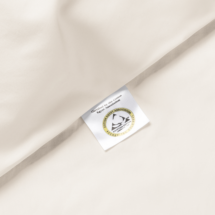 Kussensloop Egyptisch katoen Percal 400TC | Chalk White