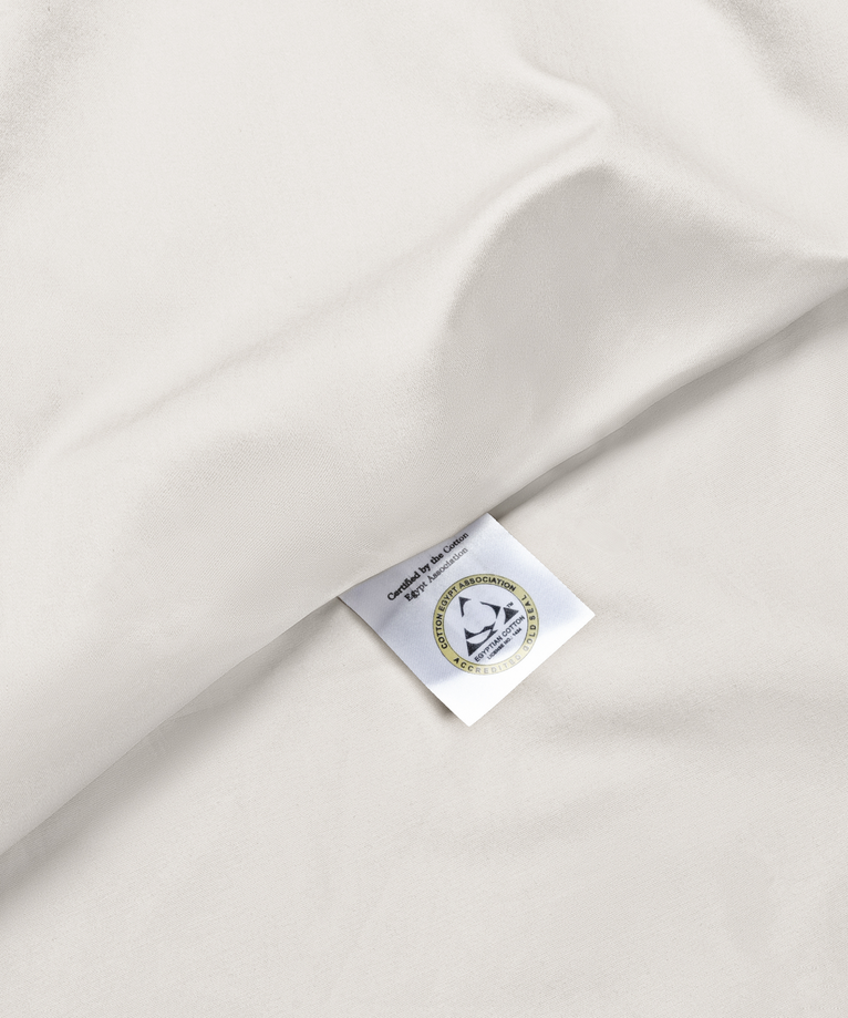 Set van 2 kussenslopen Egyptisch katoen 400TC Satijn | Cream