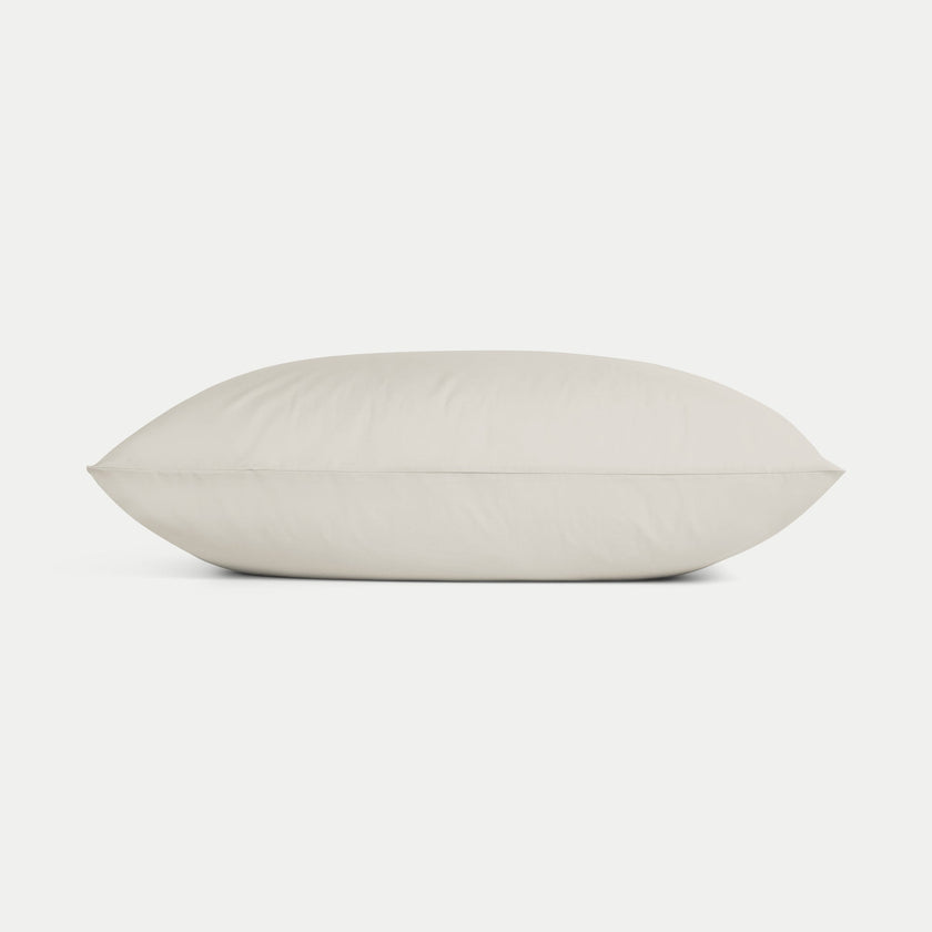 Set van 2 kussenslopen Egyptisch katoen Percal 400TC | Greige