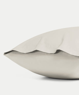 Set van 2 Kussenslopen Egyptisch katoen Percal 400TC | Greige Set van 2 Kussenslopen Egyptisch katoen Percal 400TC | Greige