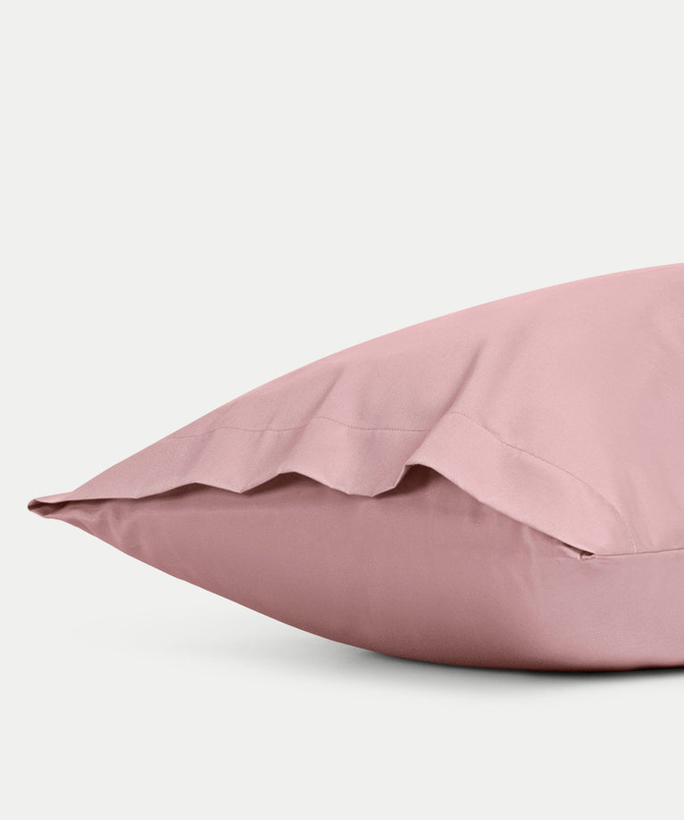 Kinderkussensloop Egyptisch katoen 400TC Satijn Blush Pink - Petit Hôtel