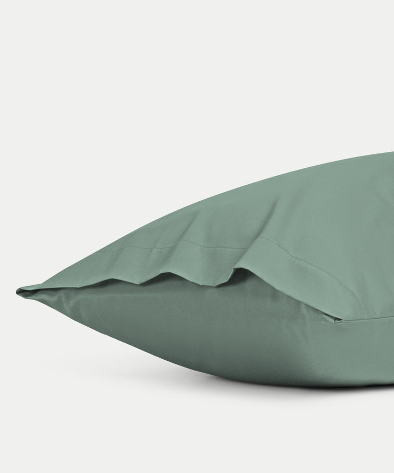 Kussensloop Egyptisch katoen 400TC Satijn | Sage green