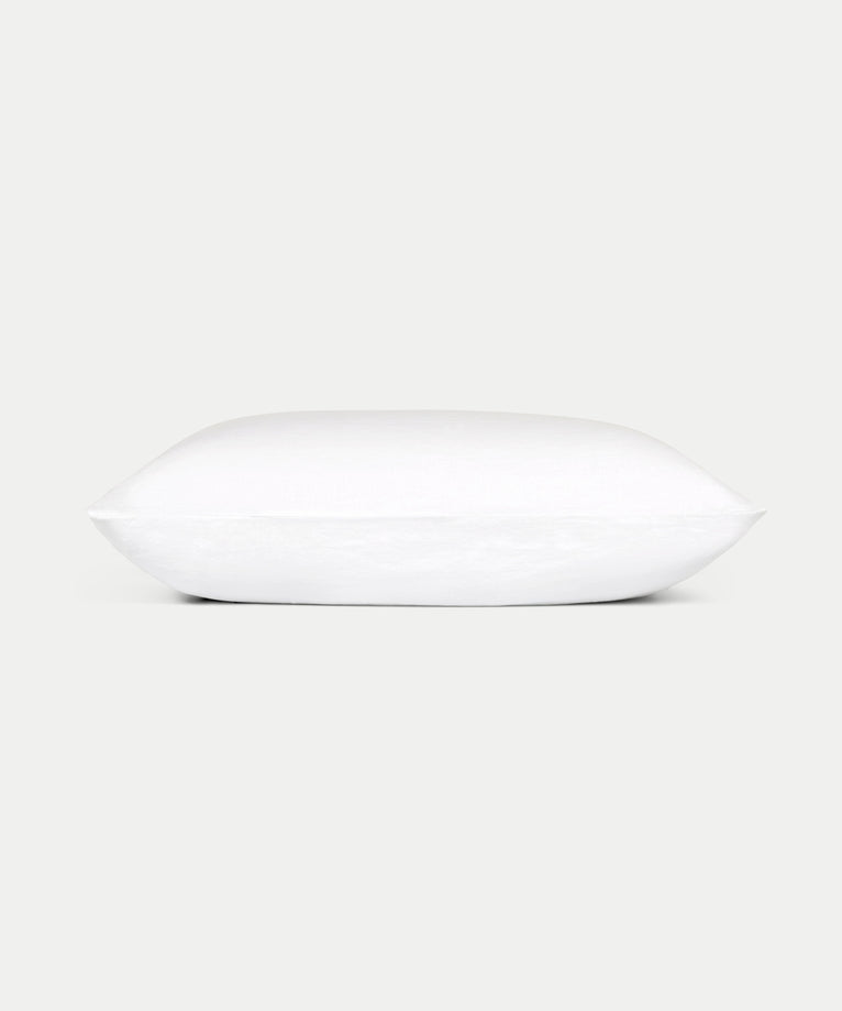 Set van 2 kussenslopen 100% Gewassen Linnen | Wit