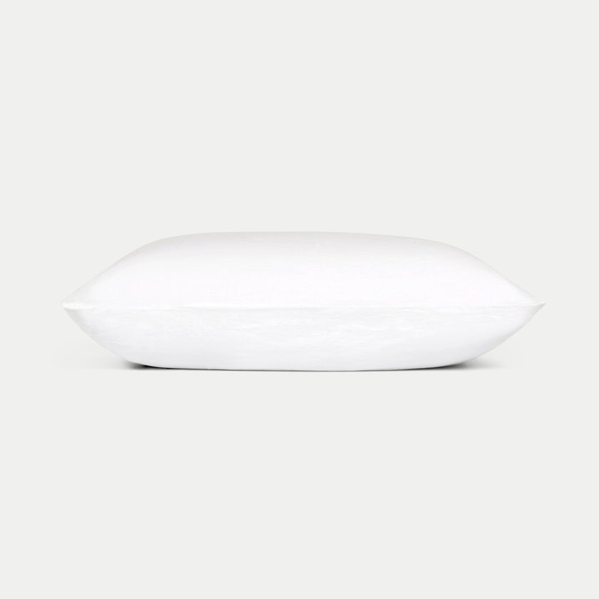 Set van 2 kussenslopen 100% Gewassen Linnen | Wit