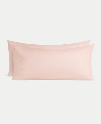 Set van 2 kussenslopen Egyptisch katoen Percal 400TC | Blush Pink Set van 2 kussenslopen Egyptisch katoen Percal 400TC | Blush Pink