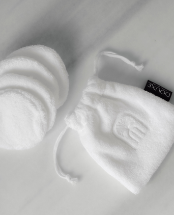 Herbruikbare make-up remover pads | Wit Herbruikbare make-up remover pads | Wit