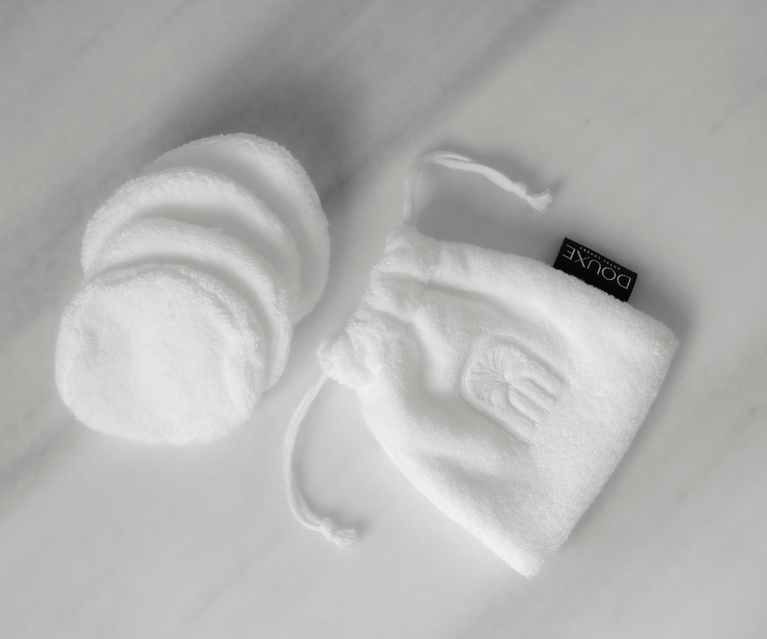 Herbruikbare make-up remover pads | Wit