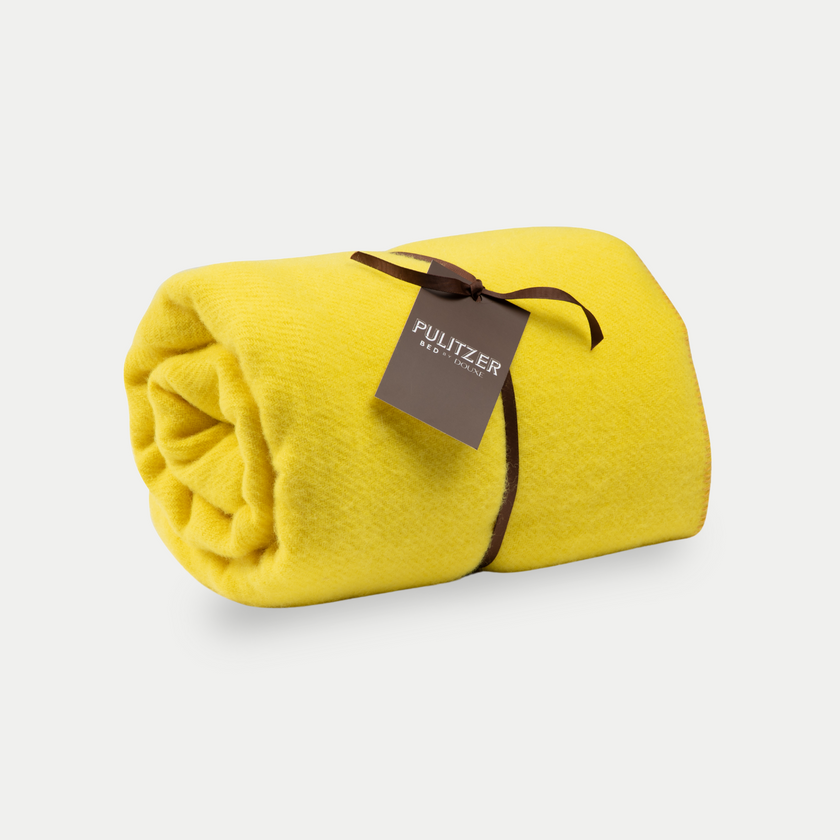 Pulitzer Plaid Geel 135x230 cm - Hotel Pulitzer Amsterdam