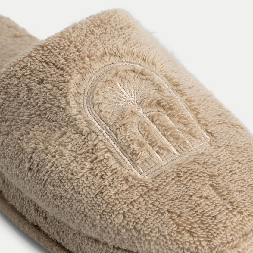 Luxe badslipper | Latte