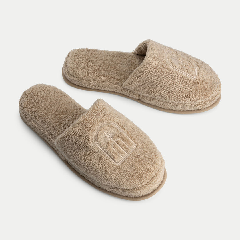 Luxe badslipper | Latte