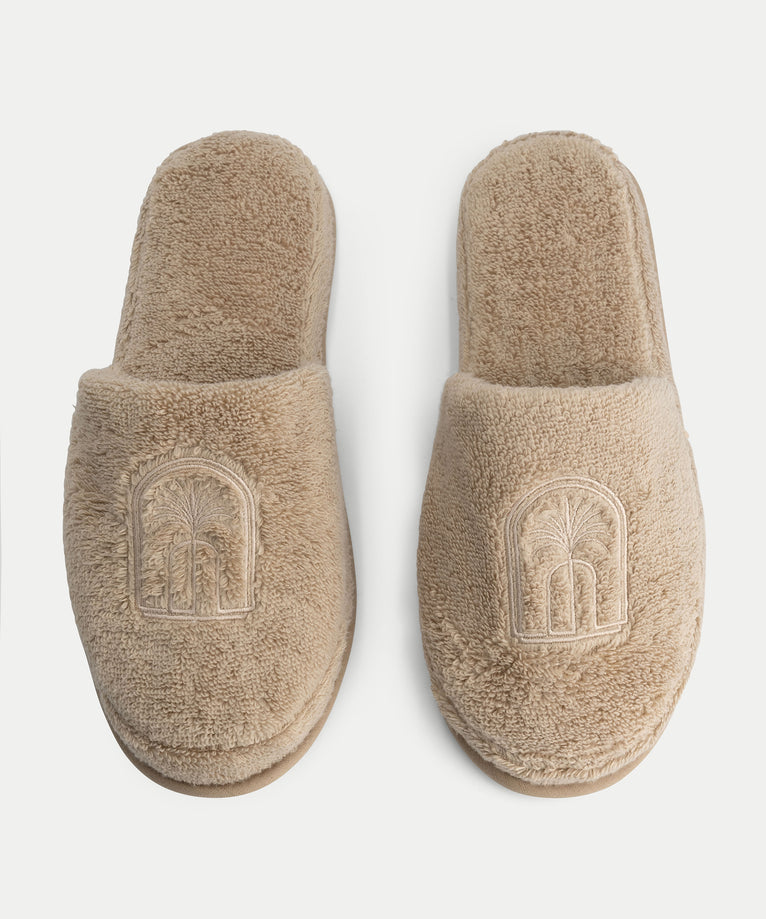 Luxe badslipper | Latte
