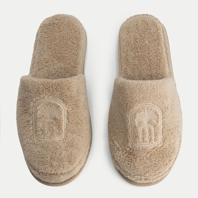 Luxe badslipper | Latte