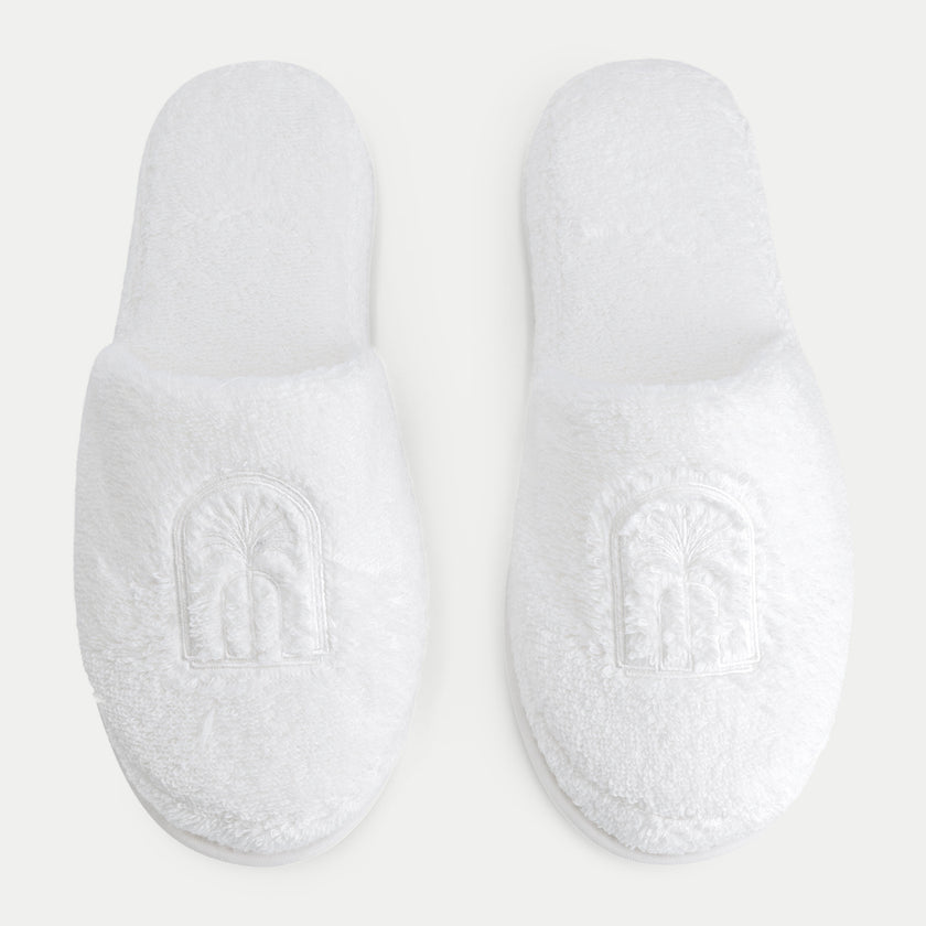 Luxe badslipper | Wit