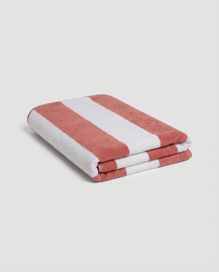 Hotel Strandlaken Faded Coral 100x180 cm