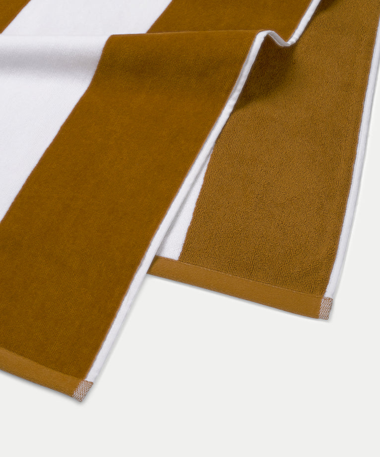 Hotel Strandlaken Mustard 100x180 cm