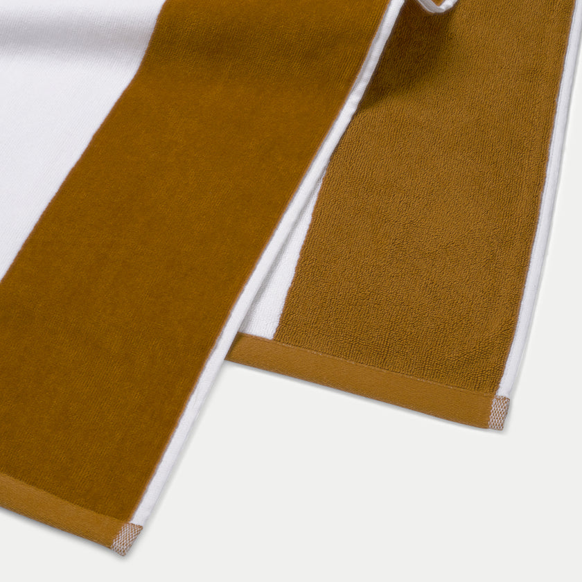 Hotel Strandlaken Mustard 100x180 cm