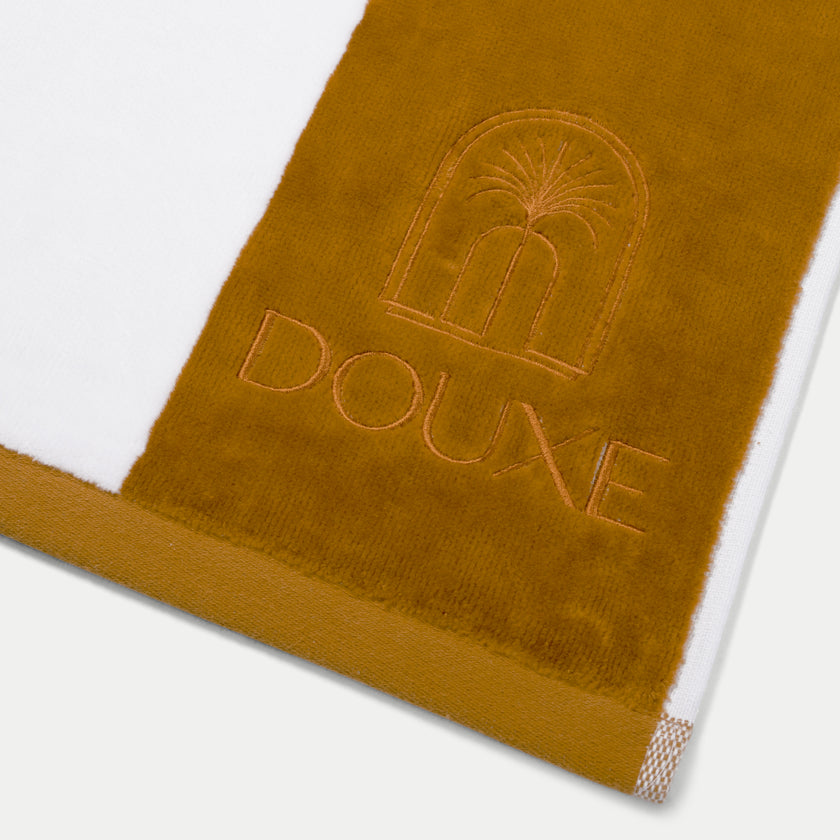 Hotel Strandlaken Mustard 100x180 cm