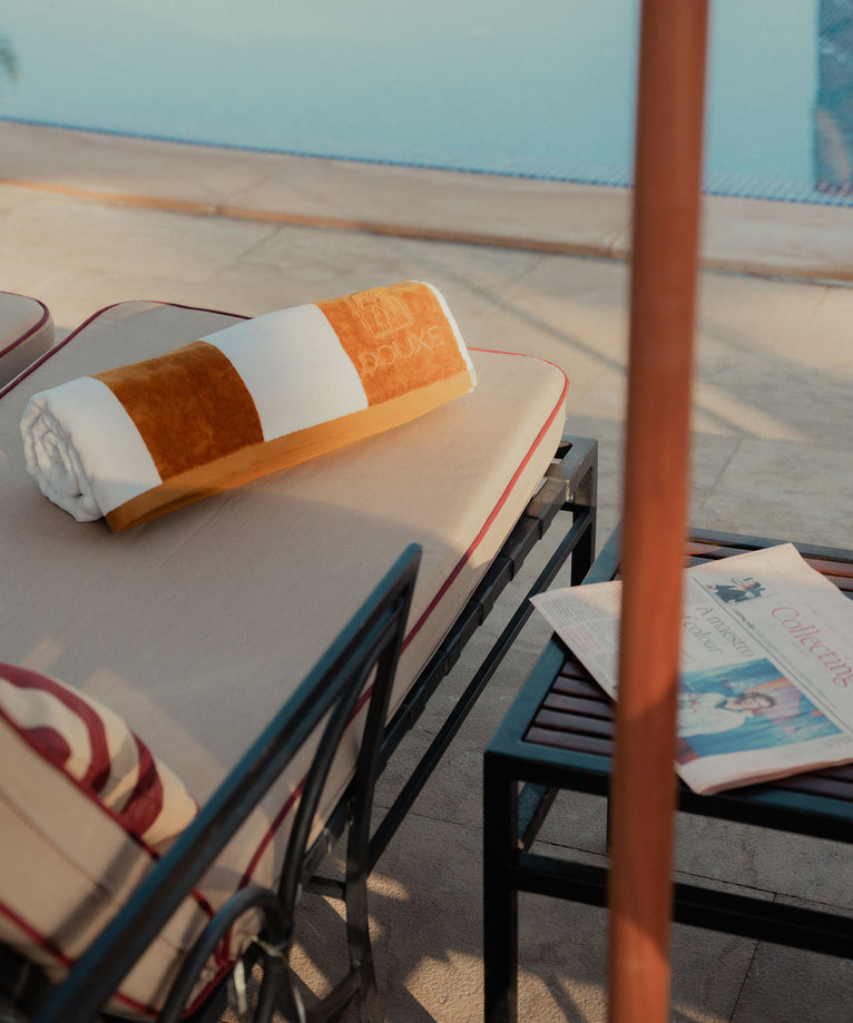 Hotel Strandlaken Mustard 100x180 cm