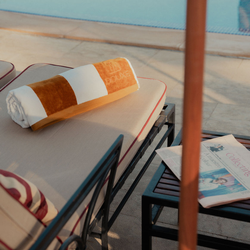 Hotel Strandlaken Mustard 100x180 cm