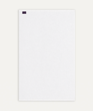 Handdoek zero-twist katoen 100x180 cm | Wit Handdoek zero-twist katoen 100x180 cm | Wit
