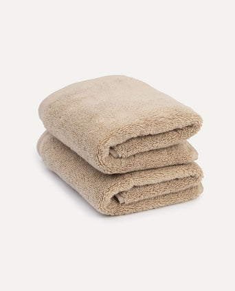 Gastendoekje zero-twist katoen 40x60 cm (2 st.) | Latte Gastendoekje zero-twist katoen 40x60 cm (2 st.) | Latte
