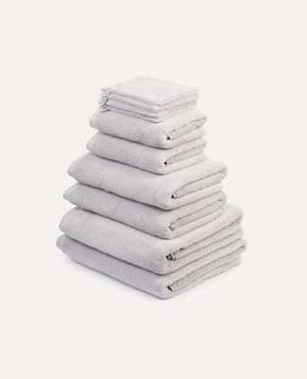 Handdoekset Spa Compleet (10 st.) | Zilvergrijs Handdoekset Spa Compleet (10 st.) | Zilvergrijs