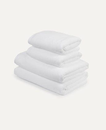 Handdoekset Essential (4 st.) | Wit Handdoekset Essential (4 st.) | Wit
