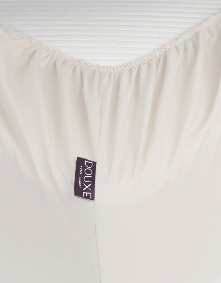Dekbedovertrekset & Hoeslaken Percal Chalk White