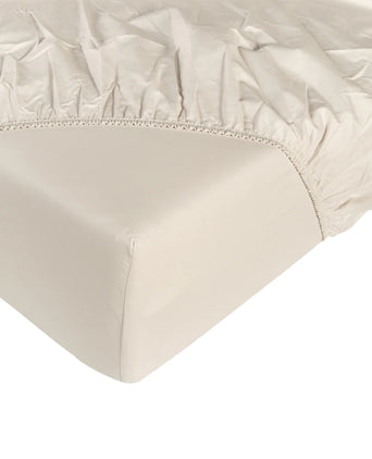 Hoeslaken Egyptisch katoen Satijn 400TC | Cream | Outlet Hoeslaken Egyptisch katoen Satijn 400TC | Cream | Outlet