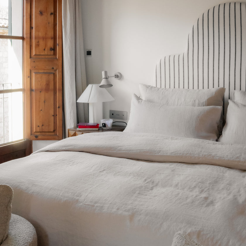 Dekbedovertrek 100% Gewassen Linnen | Oat | Outlet