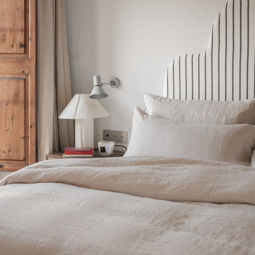 Dekbedovertrek 100% Gewassen Linnen | Oat | Outlet