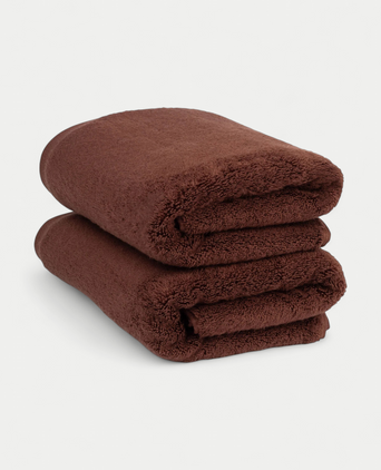 Handdoek zero-twist katoen 50x100 cm (2 st.) | Chestnut Handdoek zero-twist katoen 50x100 cm (2 st.) | Chestnut