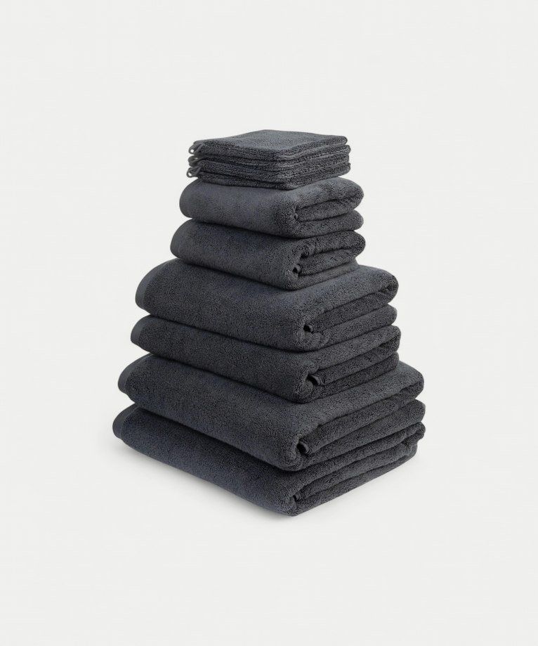 Handdoekset Spa Compleet (10 st.) | Antraciet