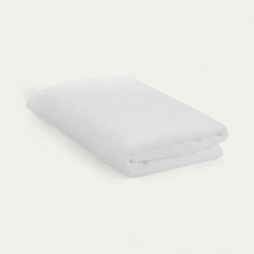 Handdoek zero-twist katoen 70x140 cm | Wit