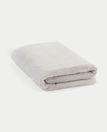 Handdoek zero-twist katoen 100x150 cm | Zilvergrijs Handdoek zero-twist katoen 100x150 cm | Zilvergrijs