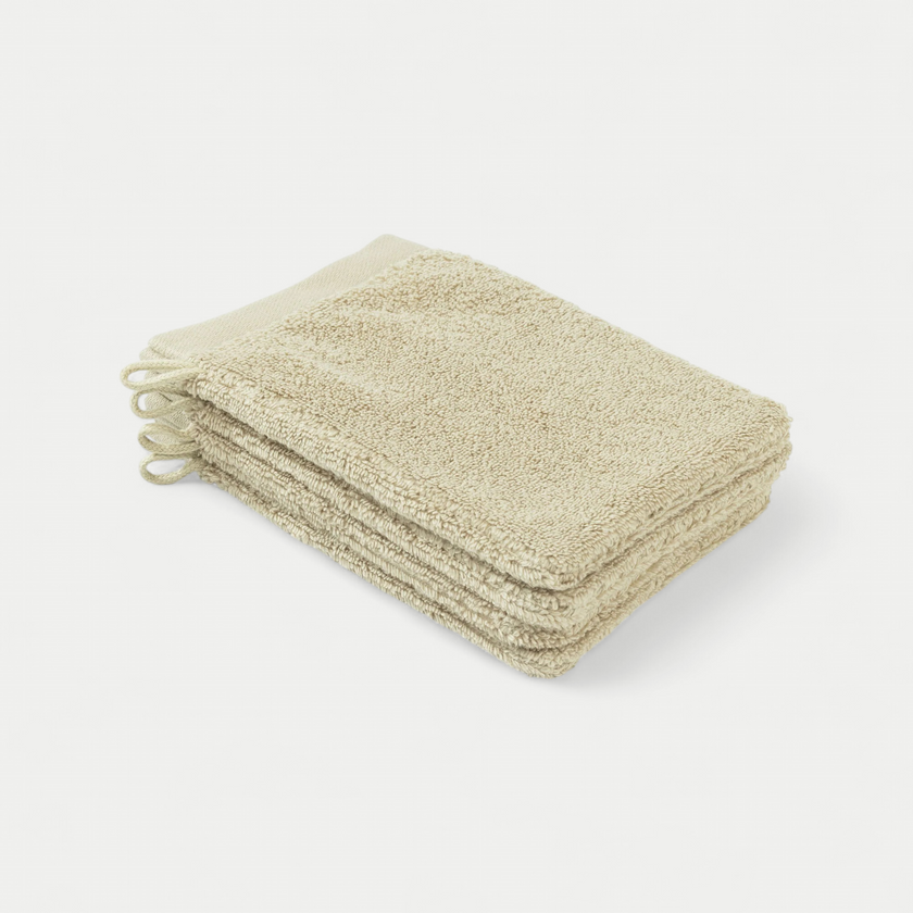 Waschhandschuh Pebble Beach 16x21 cm | 4 Stück