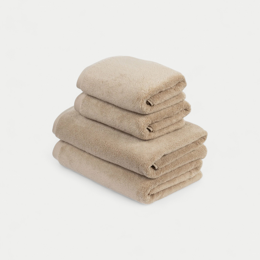 Handdoekset Essential (4 st.) | Latte