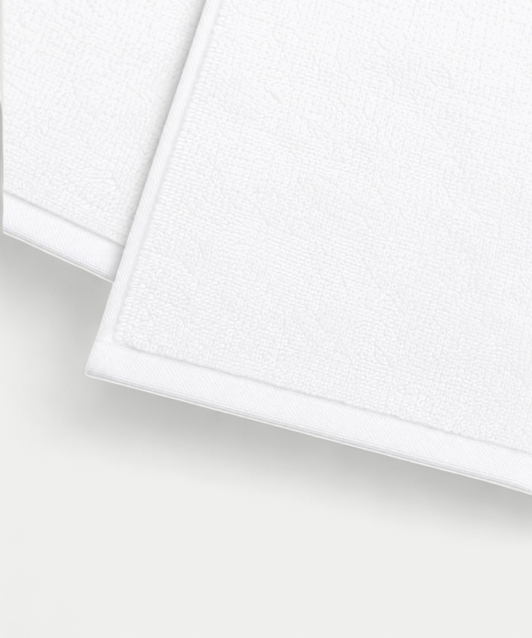 Gastendoekje zero-twist katoen 30x30 cm (4 st.) | Wit