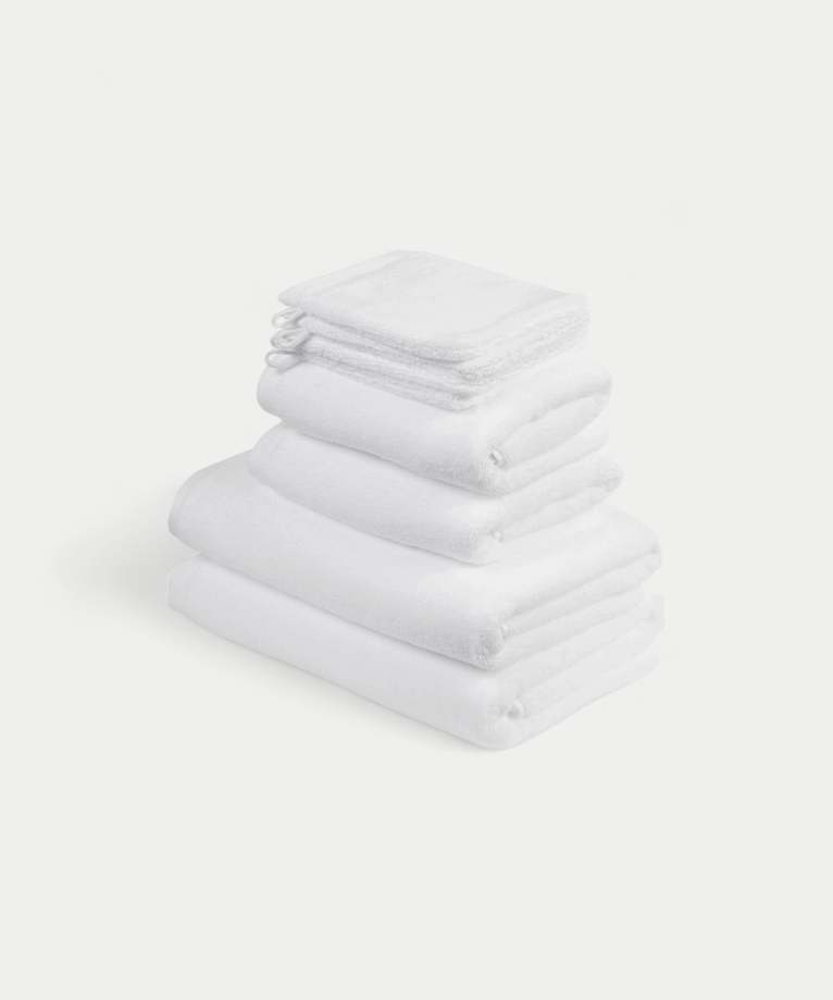 Handdoekset Deluxe (8 st.) | Wit