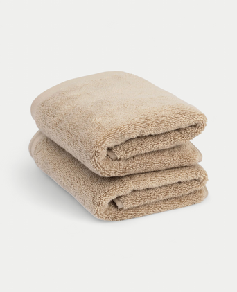 Gastendoekje zero-twist katoen 40x60 cm (2 st.) | Latte Gastendoekje zero-twist katoen 40x60 cm (2 st.) | Latte